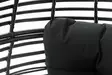Puutarhatuoli Rattan Egg musta - Puutarhatuolit ja sohvat - 6410413022218 - 2