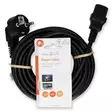 Sähköjohto | Suko Uros | IEC-320-C13 | Kulma | Suora | Niklattu | 5.00 m | Pyöreä | PVC | Musta | Label - Virtakaapelit ja liittimet - 5412810424948 - 66