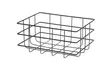 S=C3=A4ilytyskori metallia 19x14x9 cm musta - Päivittäiskeittiötarvikkeet - 6410413027978 - 1