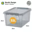 S=C3=A4ilytyslaatikko Colour 31 harmaa - Muovilaatikot ja säilytyslaatikot - 7332462081048 - 1