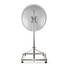 Satelliitti Parvekejalusta | Maston pituus: 1.00 m | Astian maksimikoko: 90.0 cm | Pohjalevyn koko: 1 x 50 x 50 cm | Teräs | Hopea - Lisätarvikkeet - 5412810298068 - 8