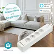 SmartLife Jatkojohto | Wi-Fi | 2x USB-A / 2x USB-C / 4x plug with earth contact (CEE 7/3) | 16.0 A | 3680 W | 2.00 m | 0 - 55 °C | Android / IOS | Valkoinen - Älypistorasiat - 5412810448388 - 51