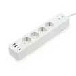 SmartLife Jatkojohto | Wi-Fi | 2x USB-A / 2x USB-C / 4x plug with earth contact (CEE 7/3) | 16.0 A | 3680 W | 2.00 m | 0 - 55 °C | Android / IOS | Valkoinen - Älypistorasiat - 5412810448388 - 40