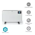 SmartLife Konvektiolämmitin | 2000 W | 3 Lämpöasetusta | LCD | 5 - 37 °C | Säädettävä termostaatti | Valkoinen - Lämmitys - 5412810443178 - 1