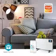 SmartLife Konvektiolämmitin | 2000 W | 3 Lämpöasetusta | LCD | 5 - 37 °C | Säädettävä termostaatti | Valkoinen - Lämmitys - 5412810443178 - 52