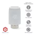 SmartLife Patteritermostaatti | Zigbee 3.0 | Paristokäyttöinen | LED | Android / IOS - Lämmitys - 5412810451128 - 1