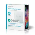 SmartLife Seinäkytkin | kaksois | Seinäkiinnitys | 1000 W | Android / IOS | Lasi | Valkoinen - Kytkimet - 5412810271788 - 67