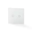 SmartLife Seinäkytkin | kaksois | Seinäkiinnitys | 1000 W | Android / IOS | Lasi | Valkoinen - Kytkimet - 5412810271788 - 40