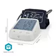 SmartLife Verenpainemittari | Käsi | Bluetooth® | LCD | 22 - 42 cm | Epäsäännöllisen sydämenlyönnin havaitseminen / Mansetin käytön tunnistus / Pysy paikallasi -ilmaisu | Valkoinen - Verenpaine- ja kuumemittarit - 5412810418428 - 55