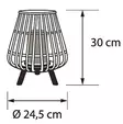 Sorrento p=C3=B6yt=C3=A4lyhty bambu 30cm=20 - Koristevalot - 6435200295088 - 4