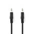 Stereoäänikaapeli | 3.5 mm uros | 3.5 mm uros | Niklattu | 2.00 m | Pyöreä | Musta | Laatikko - Audiokaapelit - 5412810288038 - 3