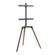 TV Lattiajalusta | 50 - 65 " | Maksimi tuettu näytön paino: 35 kg | Skandinaavinen Design | Käänneltävä | Kaatumisenesto-lenkki | Pikalukko | Alumiini / Teräs | Musta - TV telineet - 5412810328888 - 42