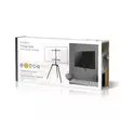 TV Lattiajalusta | 50 - 65 " | Maksimi tuettu näytön paino: 35 kg | Skandinaavinen Design | Käänneltävä | Kaatumisenesto-lenkki | Pikalukko | Alumiini / Teräs | Musta - TV telineet - 5412810328888 - 67