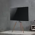 TV Lattiajalusta | 50 - 65 " | Maksimi tuettu näytön paino: 35 kg | Skandinaavinen Design | Käänneltävä | Kaatumisenesto-lenkki | Pikalukko | Alumiini / Teräs | Musta - TV telineet - 5412810328888 - 50