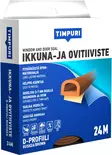 Tiiviste Timpuri D 24 m ruskea - Ikkuna- ja ovitiivisteet - 6418091706468 - 1