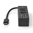 USB-keskitin | 1x USB-C | 3x USB A Female | 5-Porttinen port(s) | USB 3.2 Gen 1 | USB Virta | 5 Gbps | SD & MicroSD - Tietokone ja verkko - 5412810415748 - 15