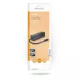 USB-keskitin | 1x USB-C | 3x USB A Female | 5-Porttinen port(s) | USB 3.2 Gen 1 | USB Virta | 5 Gbps | SD & MicroSD - Tietokone ja verkko - 5412810415748 - 66