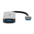 USB-keskitin | USB-A Male | 4x USB A Female | 4-Porttinen port(s) | USB 2.0 / USB 3.2 Gen 1 | USB Virta - Tietokone ja verkko - 5412810415458 - 15