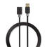 USB kaapeli | USB 2.0 | USB-A Uros | USB-A Naaras | 480 Mbps | Kullattu | 2.00 m | Pyöreä | PVC | Antrasiitti | Laatikko - Tietokone ja verkko - 5412810263448 - 5