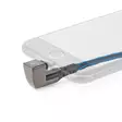 USB kaapeli | USB 2.0 | Apple Lightning 8-Pin | USB-A Uros | 12 W | 480 Mbps | Niklattu | 1.00 m | Pyöreä | Nailon / Punottu | Musta / Sininen | Laatikko kannella ja ikkunalla - Pelituotteet - 5412810326808 - 46