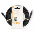 USB kaapeli | USB 2.0 | USB-A Uros | USB Mini-B 5 pin Uros | 480 Mbps | Niklattu | 5.00 m | Pyöreä | PVC | Musta | Label - Tietokone ja verkko - 5412810421558 - 66