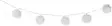 Valosarja PomPom 10led lämmin valkoinen - Valosarjat - 8720573324038 - 2