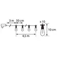 Valosarja Tangent 10 Led IP44, Airam - Valosarjat - 6435200298218 - 4