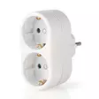 Virtapistoke Jakaja | Tyyppi F (CEE 7/7) | 250 V AC 50 Hz | Maadoitettu virtaliitin / Tyyppi F (CEE 7/7) | 250 V AC 50/60 Hz | 16.0 A | 3500 W | 16 A | Valkoinen - Sisäjatkojohdot - 5412810292028 - 40