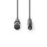 Balansoitu Audiojohto | XLR 3-Pin uros | 3.5 mm uros | Niklattu | 3.00 m | Pyöreä | PVC | Tummanharmaa | Pahvikotelo - Audiokaapelit - 5412810295838 - 2
