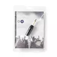 XLR adapteri | XLR 3-Pin uros | 6.35 mm uros | Niklattu | Suora | Metalli | Musta | 1 kpl | Muovipussi - Audioadapterit - 5412810296248 - 72
