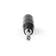 XLR adapteri | XLR 3-Pin uros | 6.35 mm uros | Niklattu | Suora | Metalli | Musta | 1 kpl | Muovipussi - Audioadapterit - 5412810296248 - 20