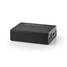 HDMI Erotin | HDMI Input | TosLink Female / 1x 3.5 mm / 1x HDMI Output | Maksimi kuvantarkkuus: 4K@60Hz | 18 Gbps | Metalli | Antrasiitti | Pakkaus - Videomuuntimet - 5412810319978 - 5