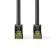 CAT7 verkkokaapeli | S/FTP | RJ45 uros | RJ45 uros | 0.25 m | Snagless | Pyöreä | LSZH | Musta | Label - Tietokone ja verkko - 5412810452798 - 10
