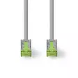Cat 8.1 verkkokaapeli | S/FTP | RJ45 uros | RJ45 uros | 15.0 m | Pyöreä | LSZH | Harmaa | Label - Tietokone ja verkko - 5412810452958 - 10