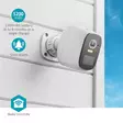 SmartLife Ulkokamera | Spotlight | 4MP Quad HD 1440p / 2560x1440 | IP66 | Maks. akunkesto: 10 Kuukautta | MicroSD (ei sisälly) / Pilvipalvelutallennus (valinnainen) | 5 V DC | Liiketunnistin | Yökuvaus | Valkoinen - Ulkokamerat - 5412810455058 - 54