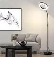 Lattialamppu 12W Saranda musta Led Energie - Himmennettävä, kaukosäätimellä - Lattia- ja pöytävalaisimet - 6418536031308 - 3