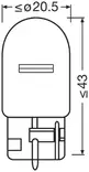 Ajoneuvopolttimo W21W - Ajovalot ja polttimot - 4062172396288 - 3