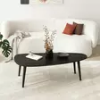Anthracite sohvapöytä - Laadukas Mänty- ja Pyökkirakenne, 115x38x50 cm, Tyylikäs ja Kestävä Huonekalu - Sohvapöydät - 8683742112068 - 2