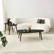 Anthracite sohvapöytä - Laadukas Mänty- ja Pyökkirakenne, 115x38x50 cm, Tyylikäs ja Kestävä Huonekalu - Sohvapöydät - 8683742112068 - 6