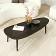 Anthracite sohvapöytä - Laadukas Mänty- ja Pyökkirakenne, 115x38x50 cm, Tyylikäs ja Kestävä Huonekalu - Sohvapöydät - 8683742112068 - 3