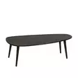 Anthracite sohvapöytä - Laadukas Mänty- ja Pyökkirakenne, 115x38x50 cm, Tyylikäs ja Kestävä Huonekalu - Sohvapöydät - 8683742112068 - 1