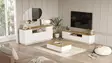 Atlantic Pine White Olohuoneen Kalustesetti - 100% Melamiinipinnoitettu - TV-taso, Sohvapöytä, Konsoli - 18 mm - Huonekalut - 8683742495888 - 4