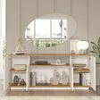 Atlantic Pine White Olohuoneen Kalustesetti - 100% Melamiinipinnoitettu - TV-taso, Sohvapöytä, Konsoli - 18 mm - Huonekalut - 8683742495888 - 7