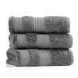 Bambu-Puuvilla Kylpypyyhe 70x140 cm, Anthracite, 685 gr/m², Konepestävä, Ylellinen Mukavuus ja Imukyky - Pyyhkeet ja kylpytakit - 8681875945928 - 2