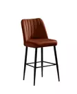 Bar Stool Setti 4 kpl - Tyylikäs ja Kestävä - 100% Melamiinipinnoitettu - Laadukas Polyesterikangas - Metallijalat - Baarijakkarat - 8683742879718 - 3