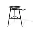 BBQ-Grilli Ulkokäyttöön - Musta, 100% Metalli, 45x45x84 cm, Emaloitu Pinta, Kaksoispoltin, Kannettava ja Kestävä - Keittiötyövälineet - 8682870346598 - 1