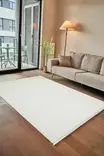 Beige Koneellisesti Kudottu Matto 200x290 cm - 100% Akryyli, 6 mm Nukkapituus, 415000 Lankapistettä, Helppohoitoinen - Suuret ja keskikokoiset matot - 8684283632428 - 2