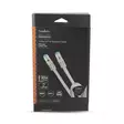 CAT6a verkkokaapeli | S/FTP | RJ45 uros | RJ45 uros | 2.00 m | Snagless | Pyöreä | Punottu / PVC | Hopea | Laatikko kannella ja ikkunalla - Tietokone ja verkko - 5412810333578 - 66