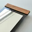 Cheval Peili - Huonekalut, Tammi Fume, 100% Metalli, 50x170x3 cm, Moderni ja Tyylikäs, Yksi Paketti, 25 kg - Peilit - 8683743270248 - 7