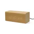 Digitaalinen Kelloradio | LED | USB-C Female | FM | Torkkutoiminto | Hälytystoiminto / Uniajastin | Hälytysten lukumäärä: 2 | Puu - Radiot ja MP3/4-soittimet - 5412810474998 - 41